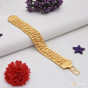 1 Gram Gold Forming Wave Design Best Quality Gold Plated Bracelet - Style B802