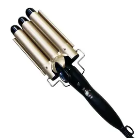 28mm gold Three-tube curling iron water ripple Hair Curler large Curling Iron Large Wave Ceramic Wide Hair Crimpers AZ135