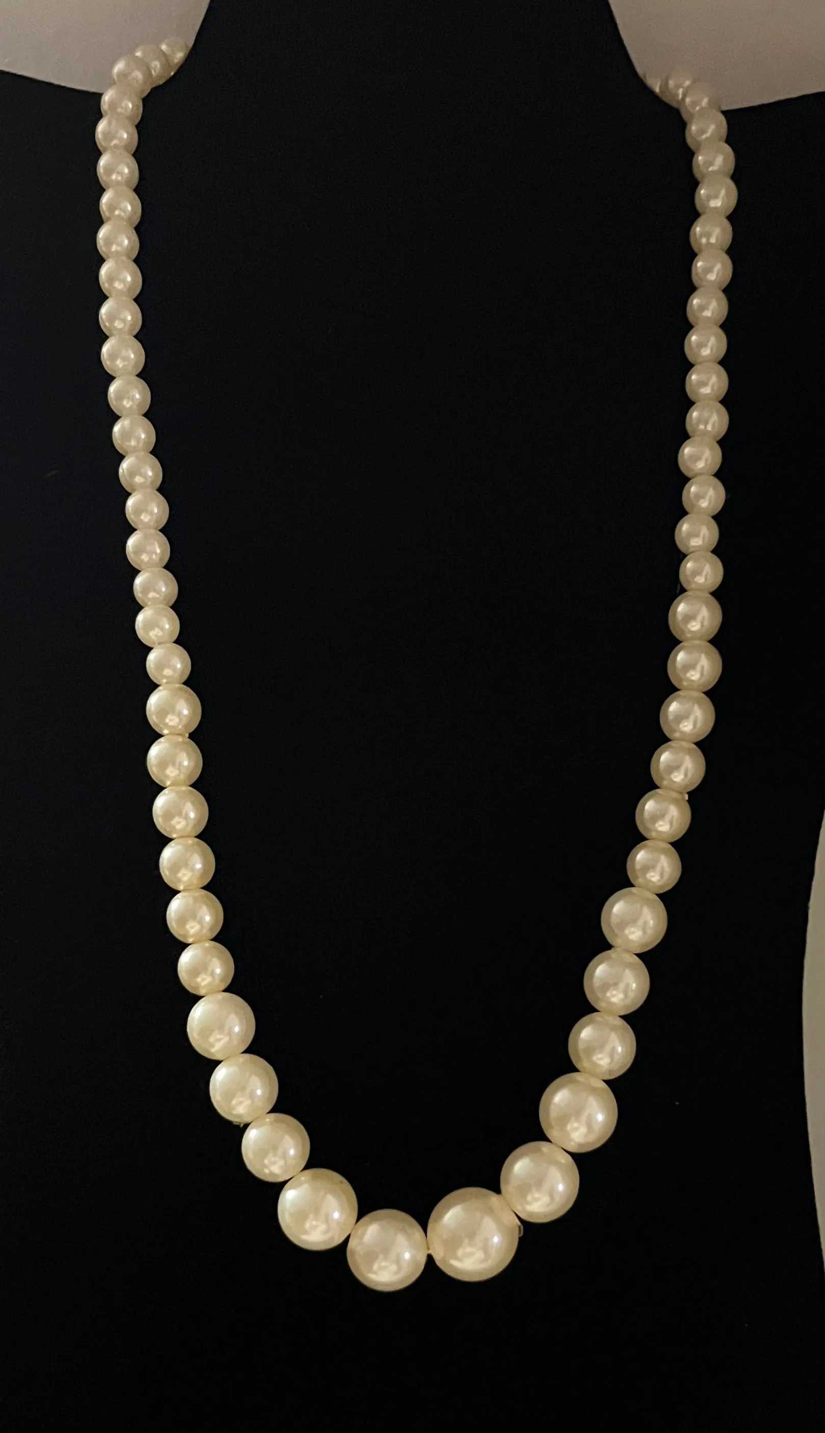 Accessories-Faux Pearl Necklace