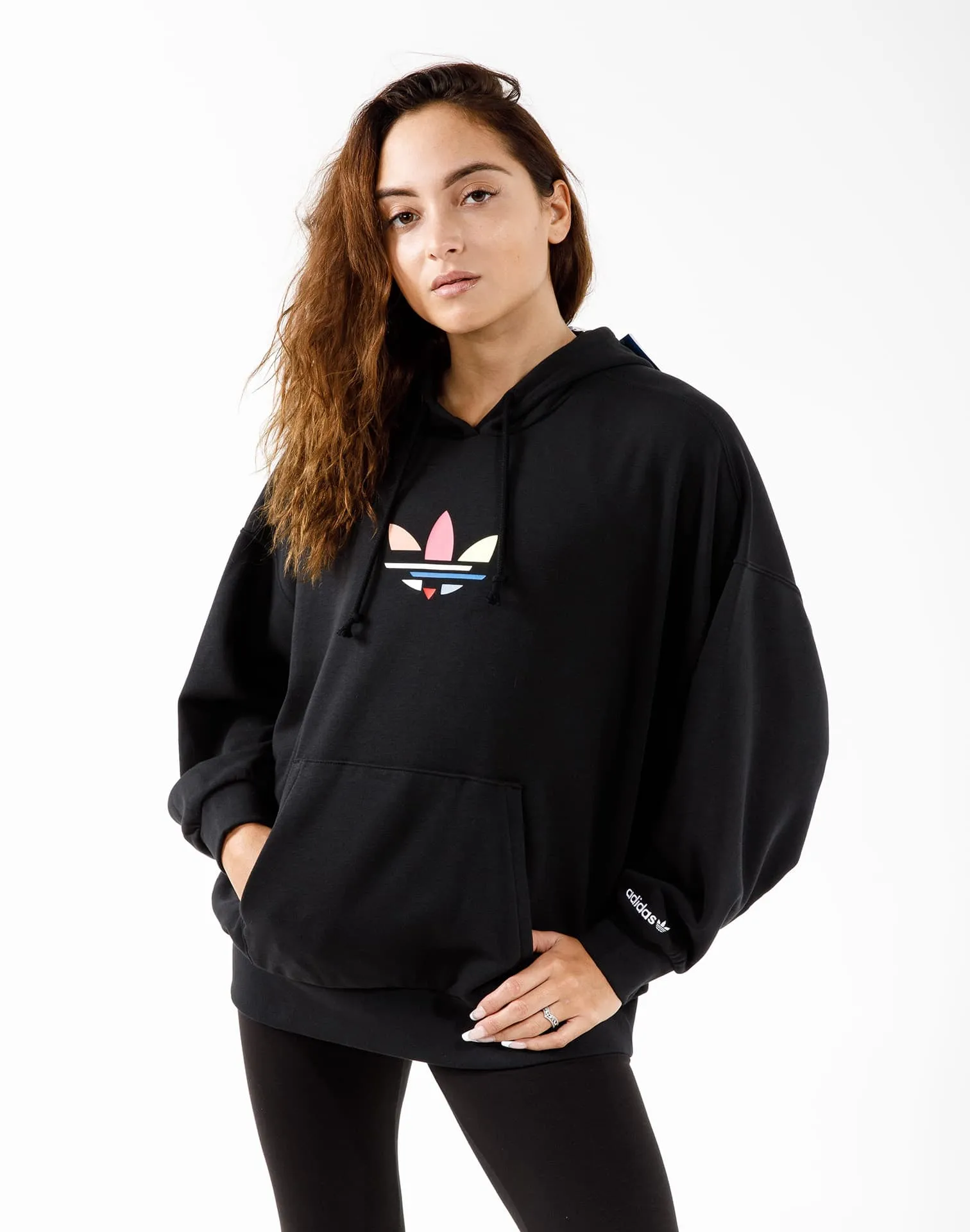 Adidas Adicolor Shattered Trefoil Oversize Hoodie