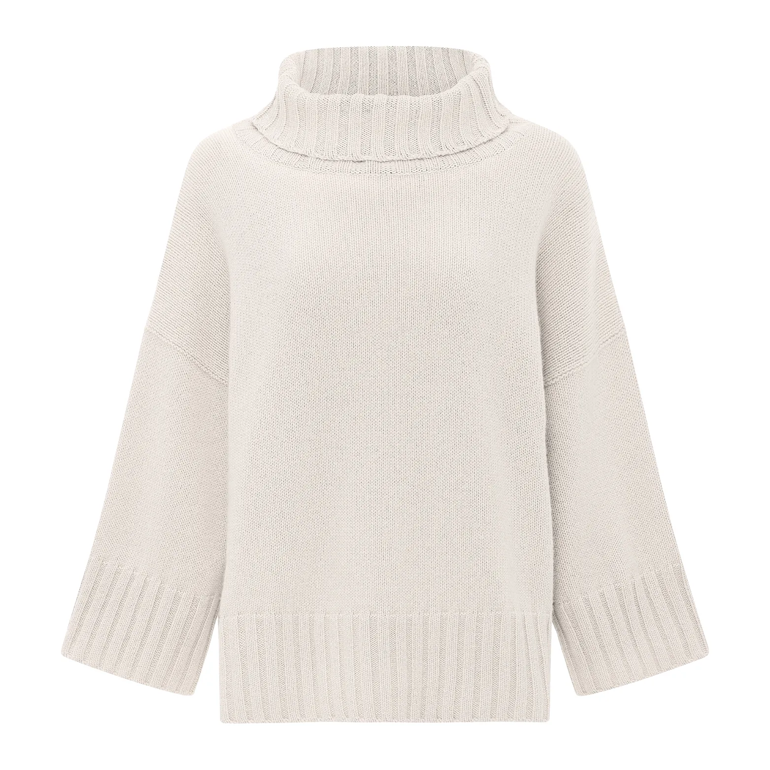 Alessandra Scottish Cashmere Sweater - Winter White