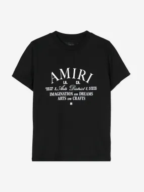 Amiri Kids Arts District T-Shirt in Black