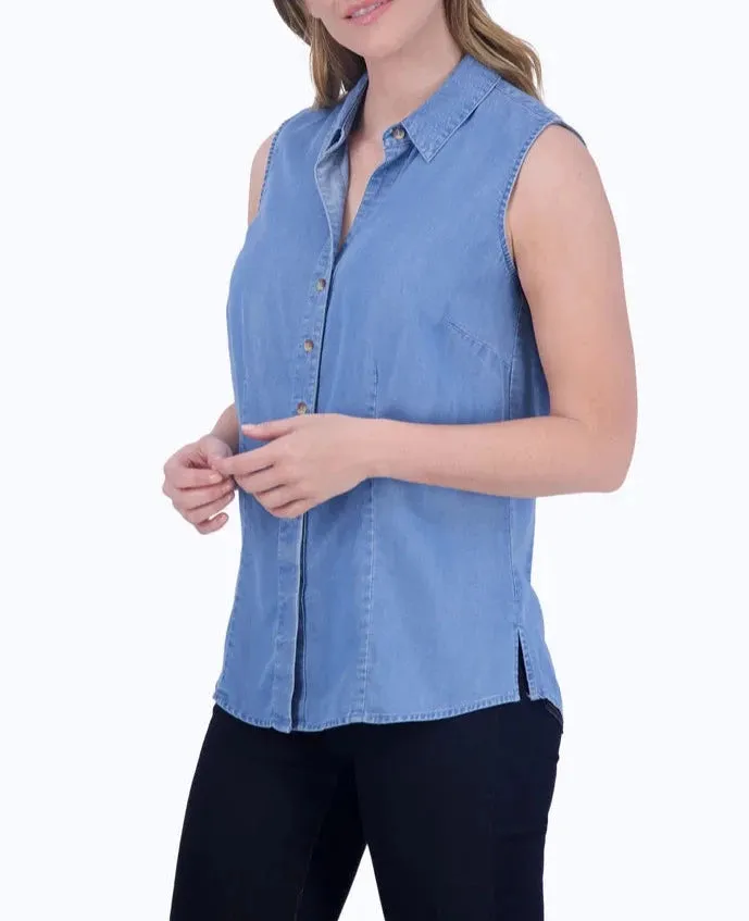 Ashley Tencel Sleeveless Shirt