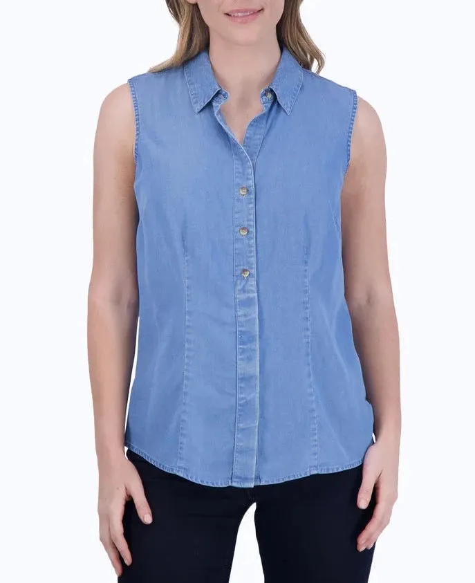 Ashley Tencel Sleeveless Shirt