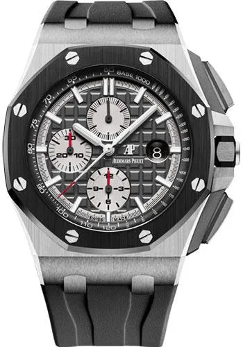 Audemars Piguet Royal Oak Offshore Chronograph Watch-Rhodium Dial 44mm-26400IO.OO.A004CA.01