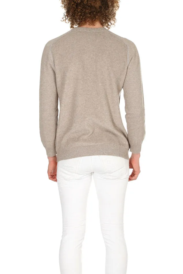 Avant Toi Mended Crewneck Sweater