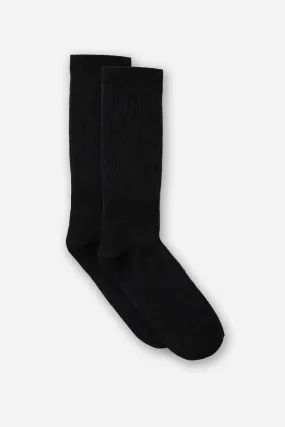 Bamboo Socks // Long Black