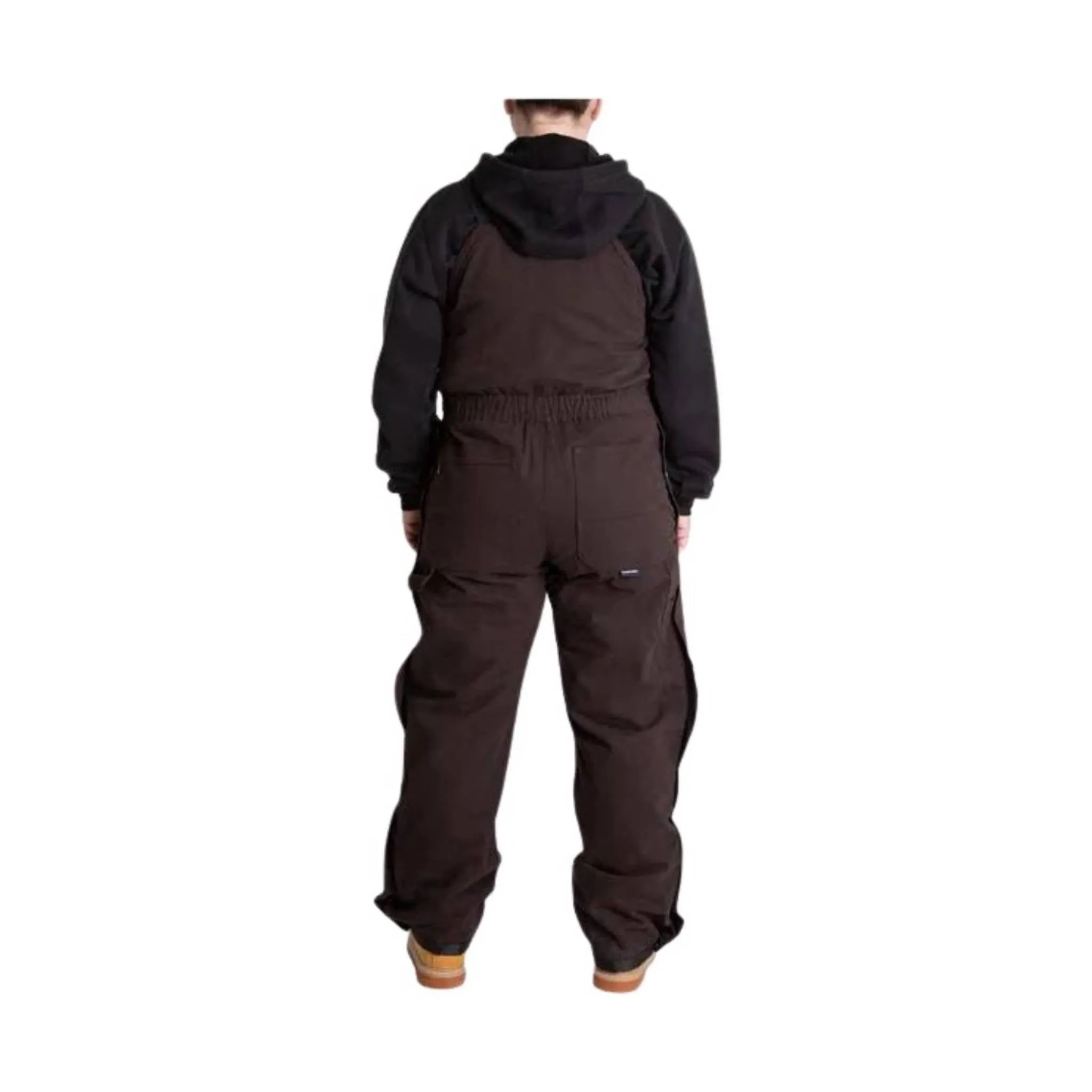 Berne Women's Washed Insulated Bib overall - Dark Brown