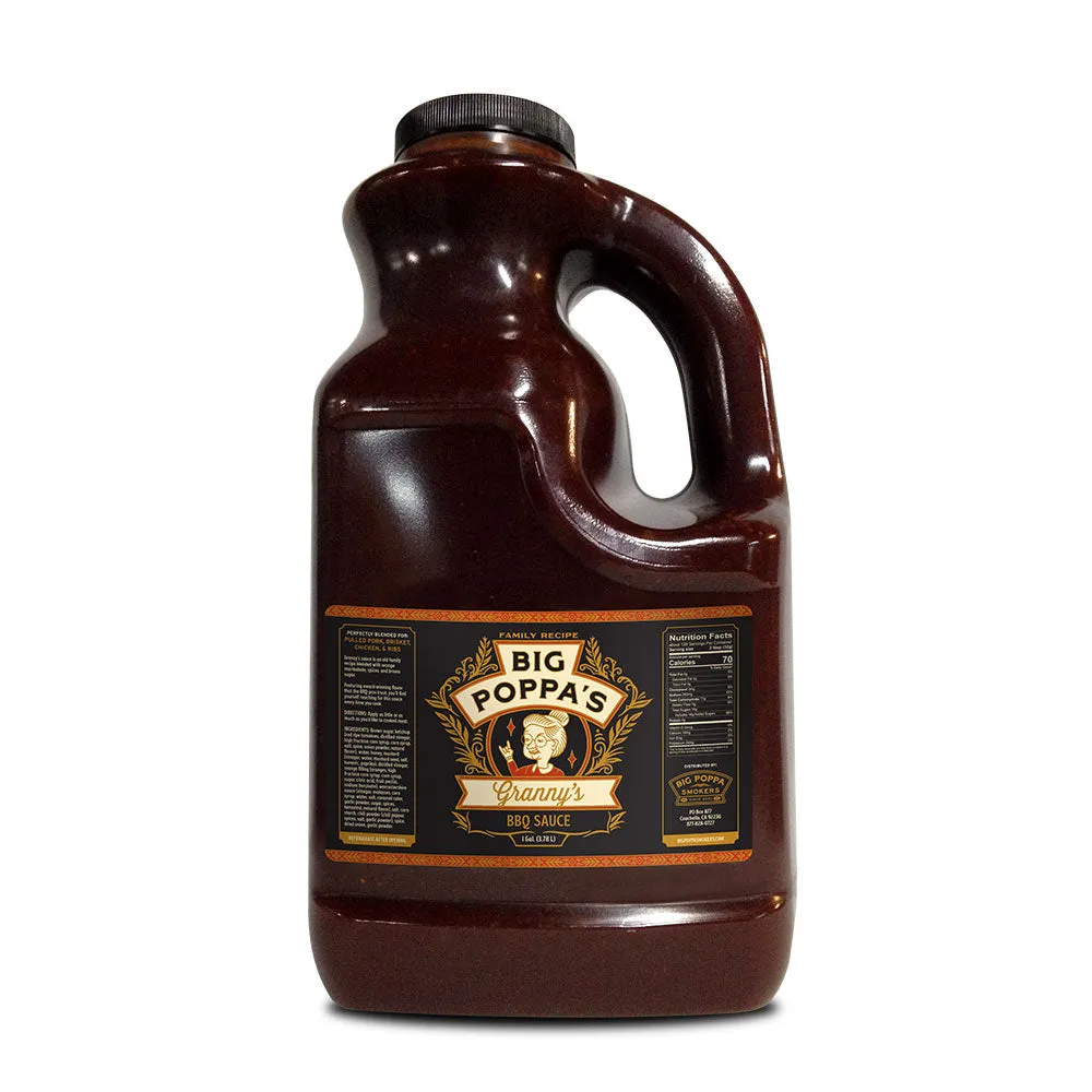 Big Poppa's Granny's BBQ Sauce - 1 Gallon