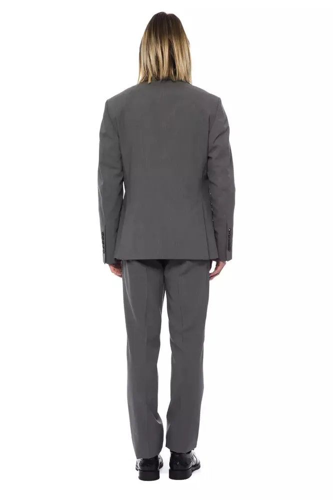 Billionaire Italian Couture Gray Wool Mens Men's Suit