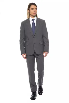 Billionaire Italian Couture Gray Wool Mens Men's Suit