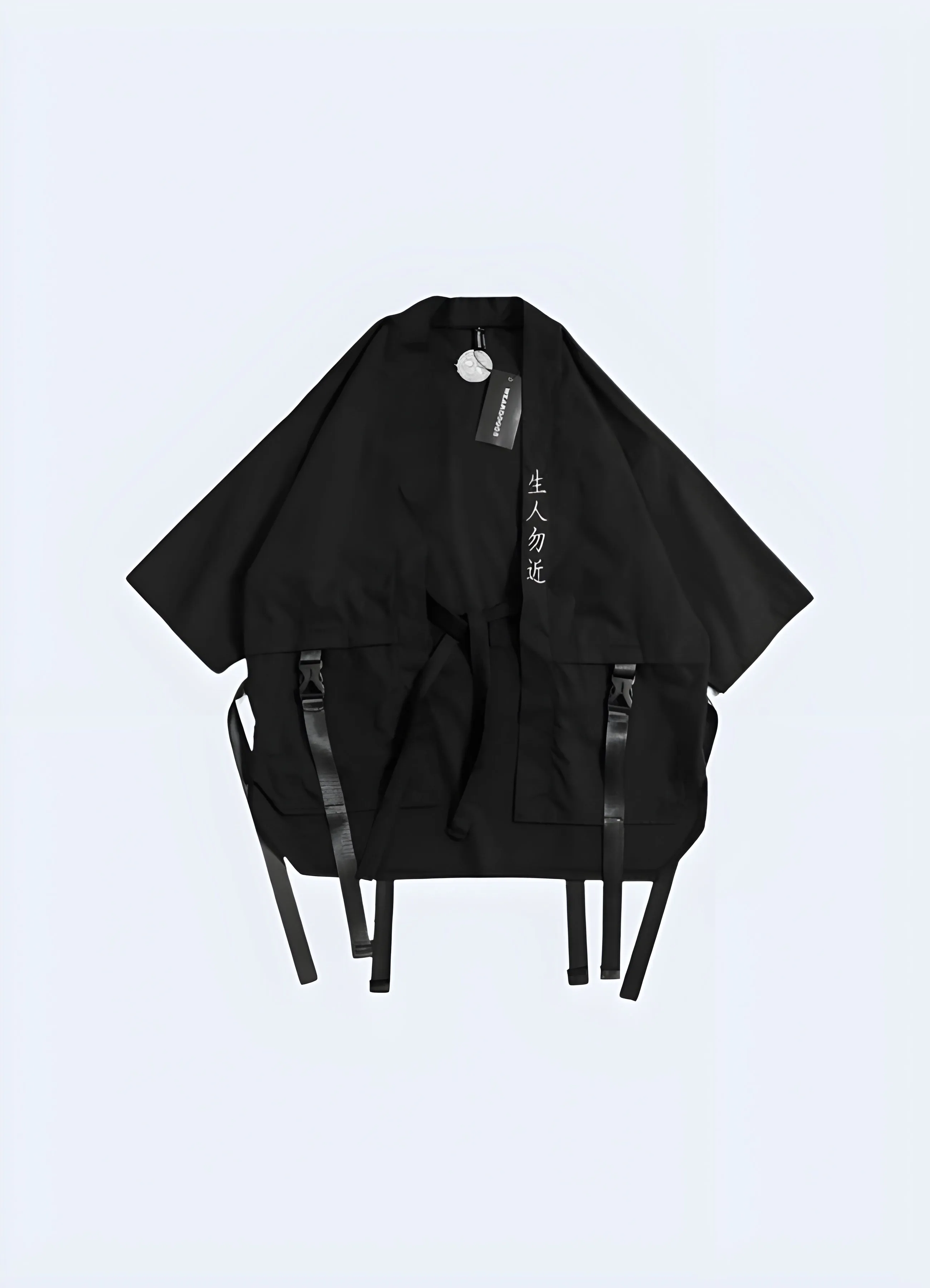 Black Techwear Kimono