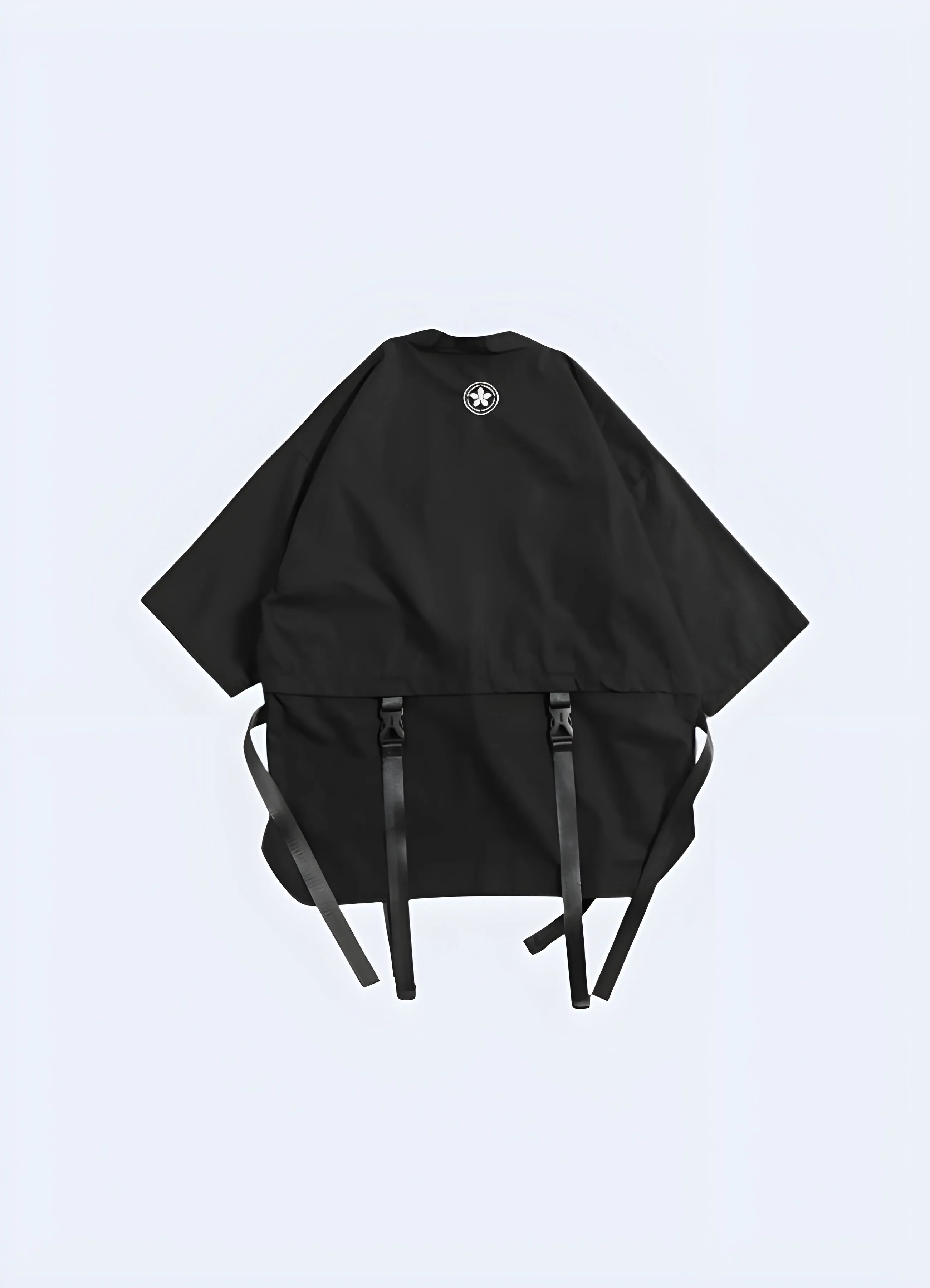 Black Techwear Kimono