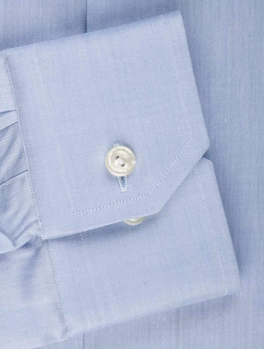 Blue Single Cuff Contemporary Fit Shirt