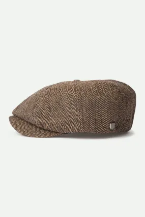 Brood Newsboy Cap - Brown/Khaki