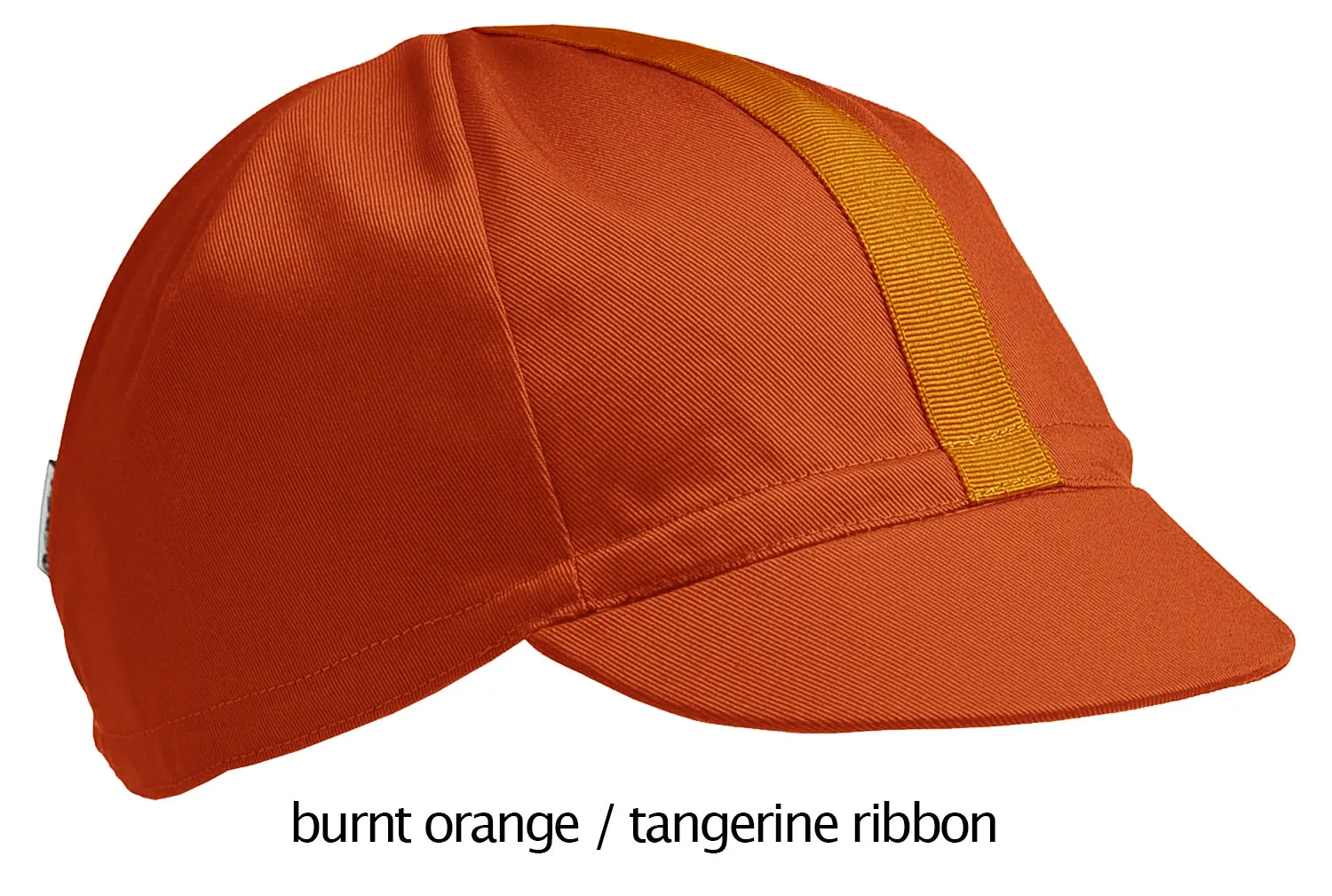 burnt orange 4-PANEL cotton CAP