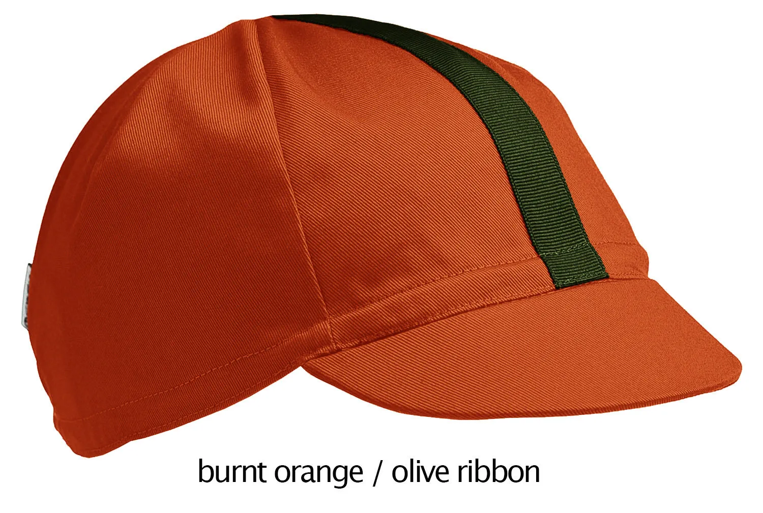 burnt orange 4-PANEL cotton CAP