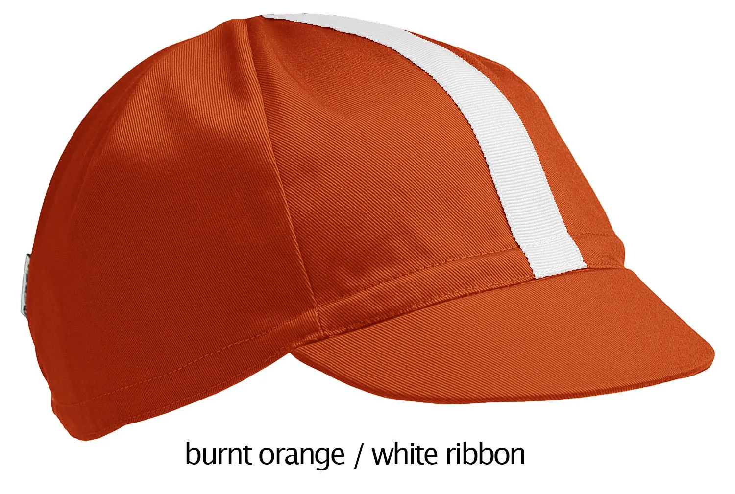 burnt orange 4-PANEL cotton CAP