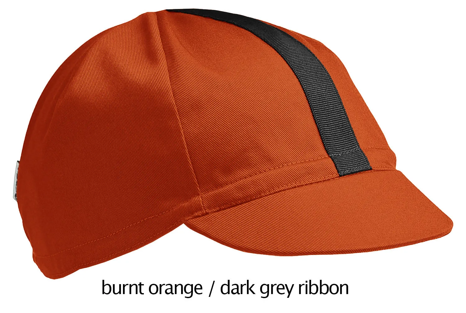 burnt orange 4-PANEL cotton CAP