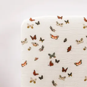 Butterfly Migration Crib Sheet