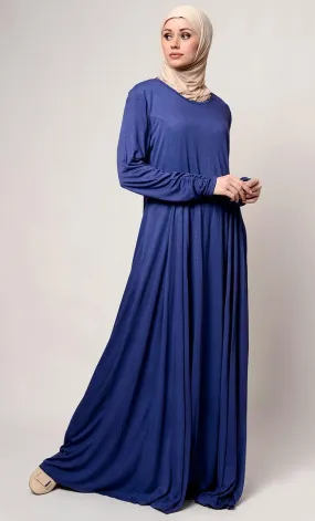 Casual Wear Fully Covered Muslimah Abaya Dress - Final Sale