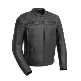 Chaos - Men's Leather Motorcycle Jacket