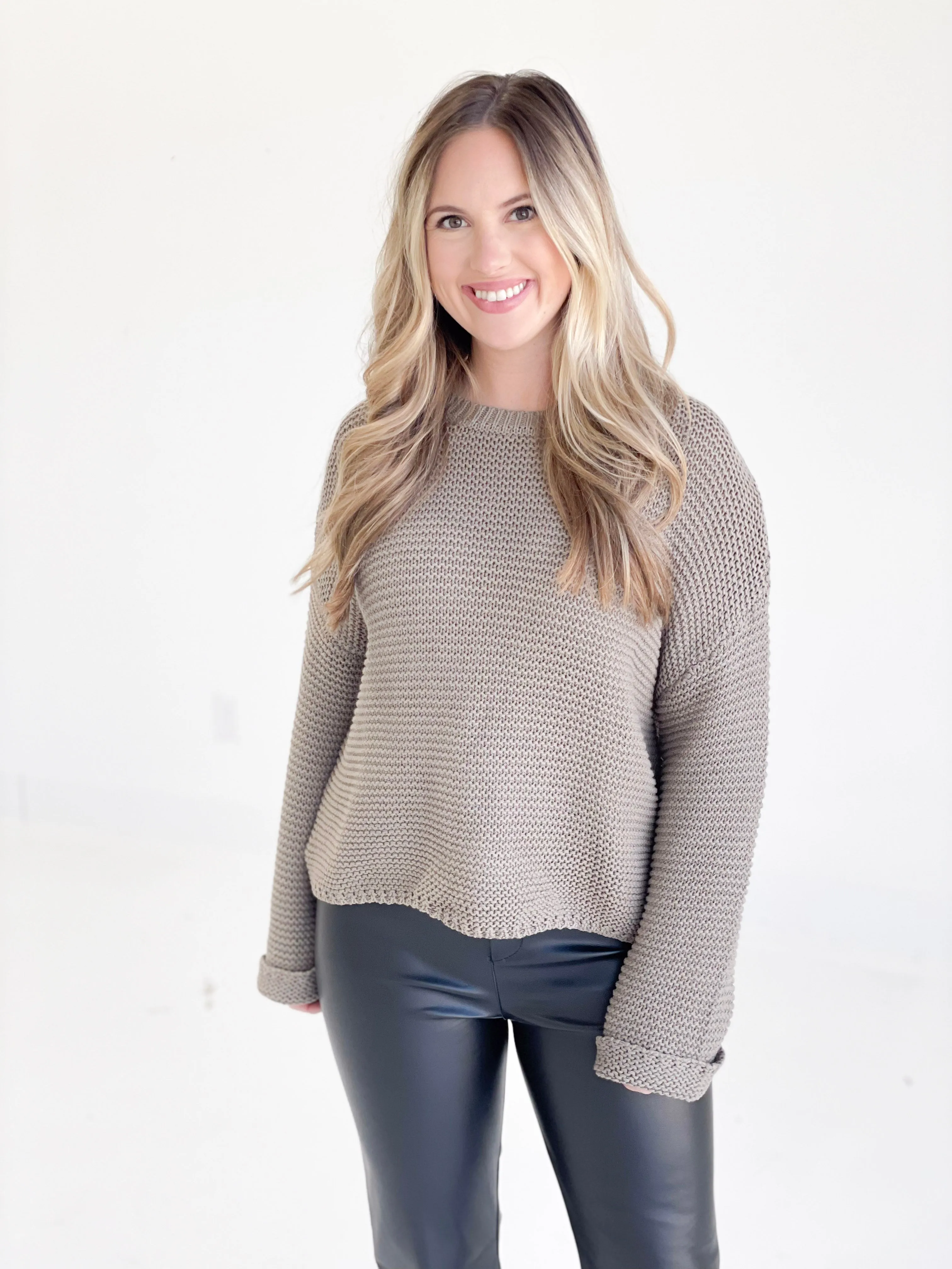 Cherrie Knit Sweater - Olive