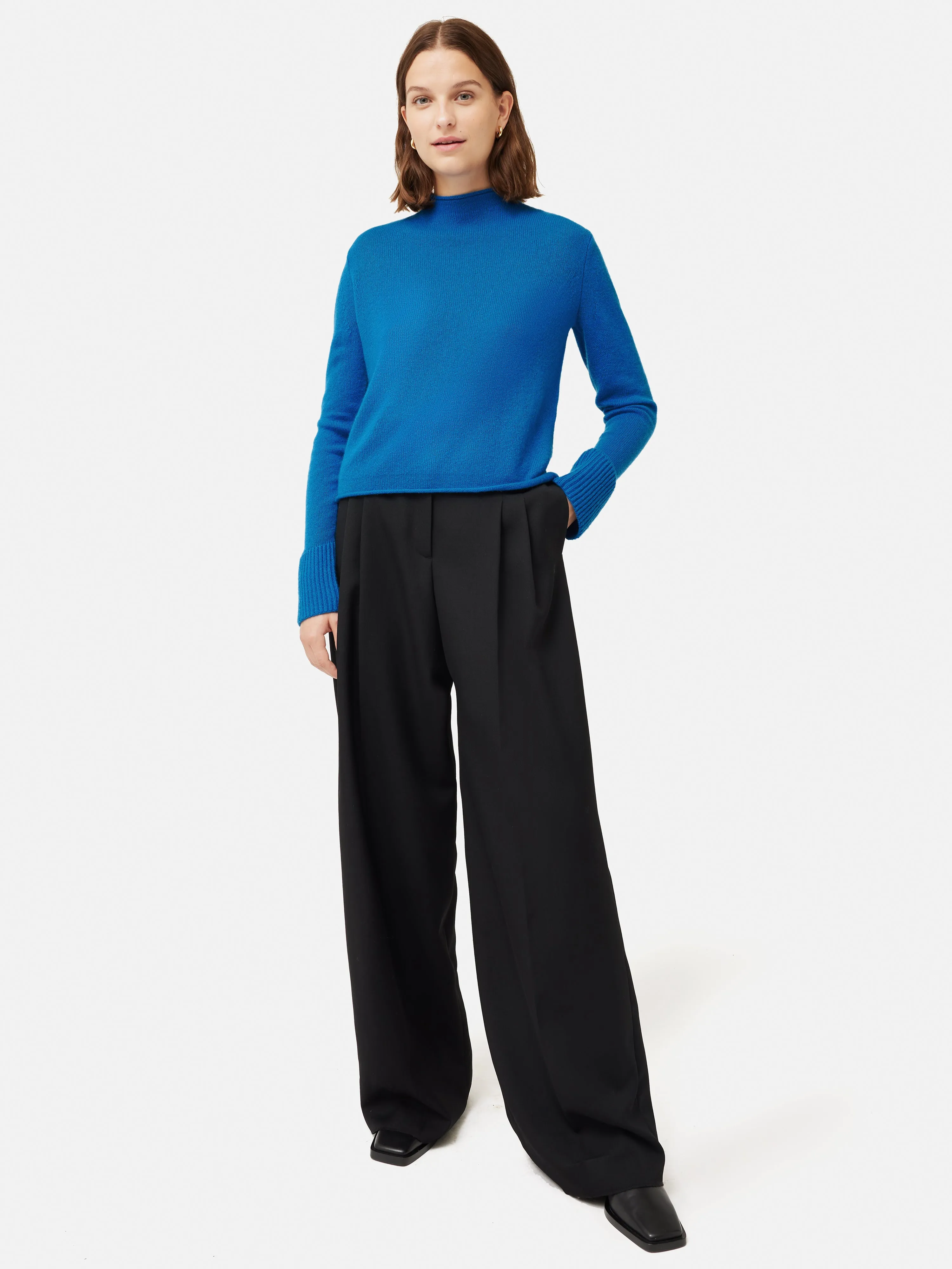 Cloud Cashmere Eldon Jumper | Blue