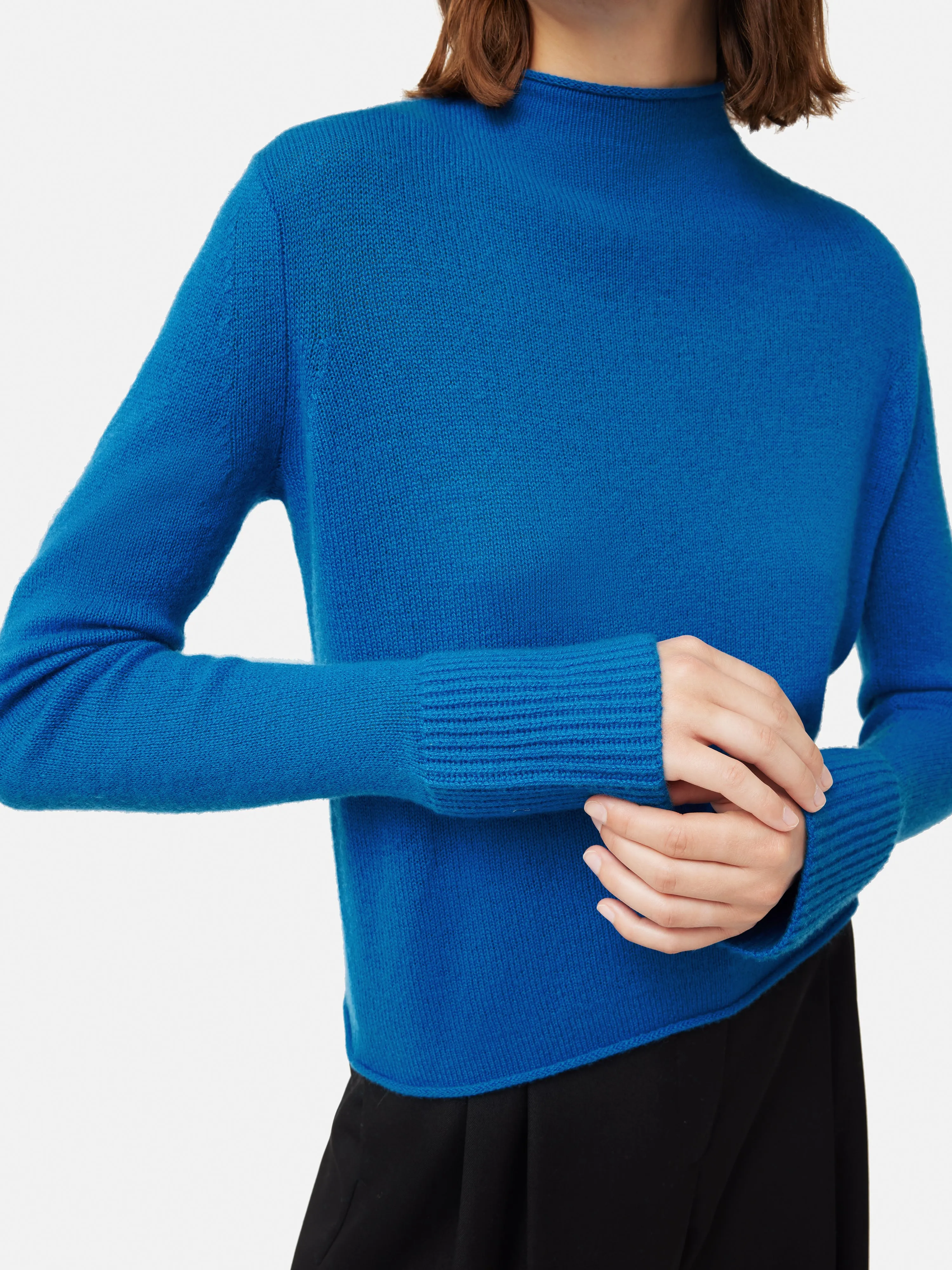 Cloud Cashmere Eldon Jumper | Blue