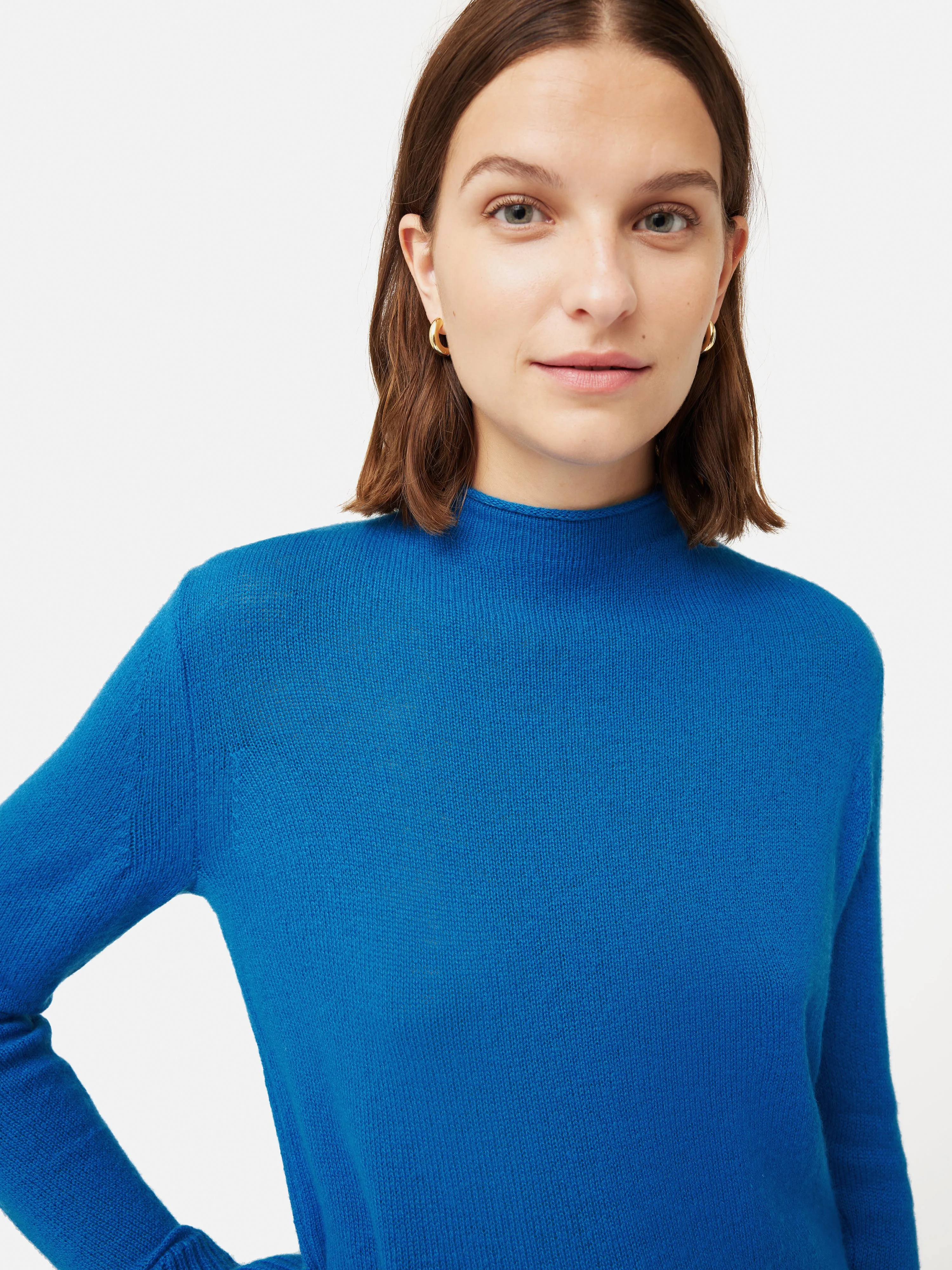 Cloud Cashmere Eldon Jumper | Blue