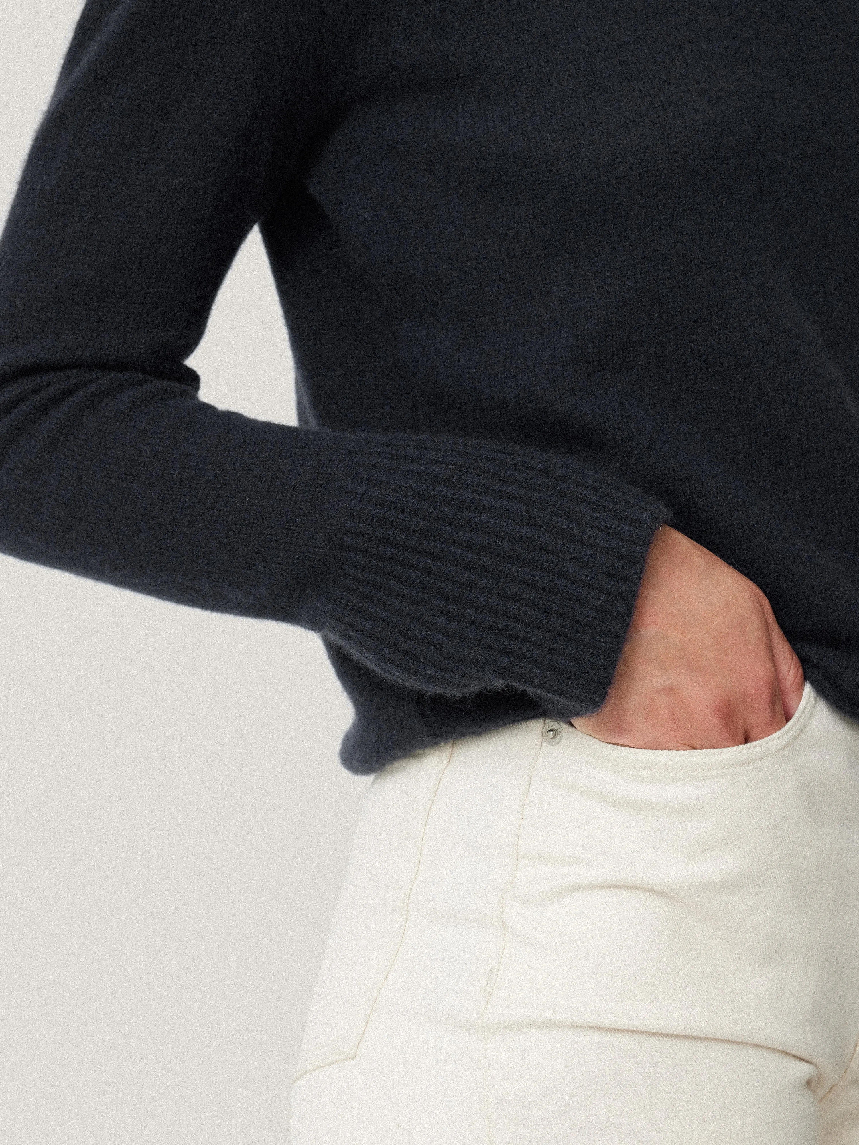 Cloud Cashmere Eldon Jumper | Navy