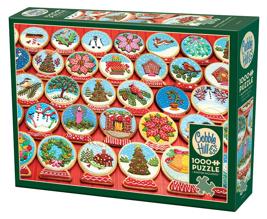 Cobble Hill 1000 Piece - Snow Globe Cookies