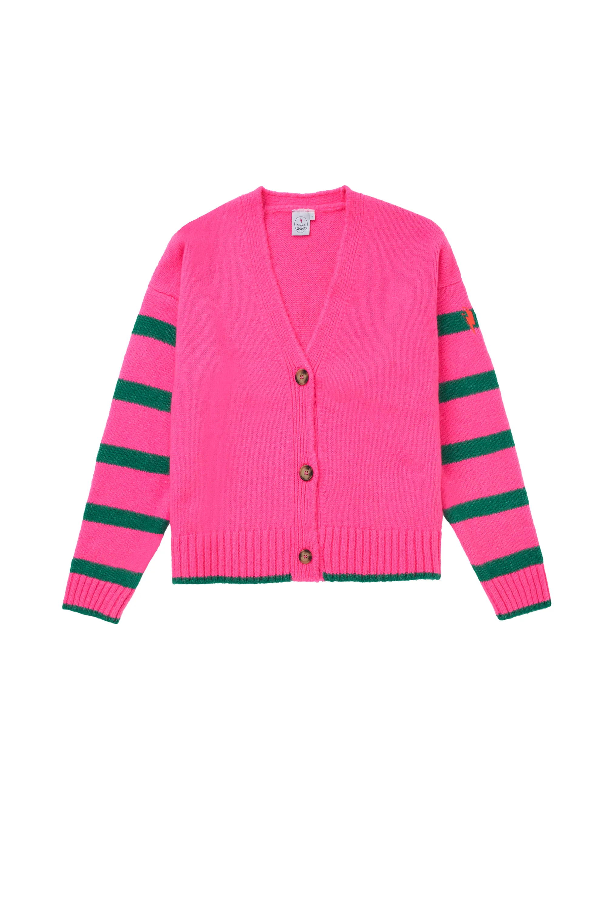 COMING SOON: Pink and Green Stripe Cardigan