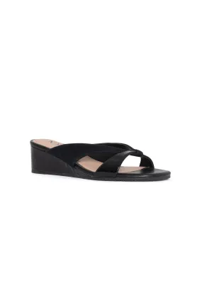 Contessa Wedge Sandals - Black