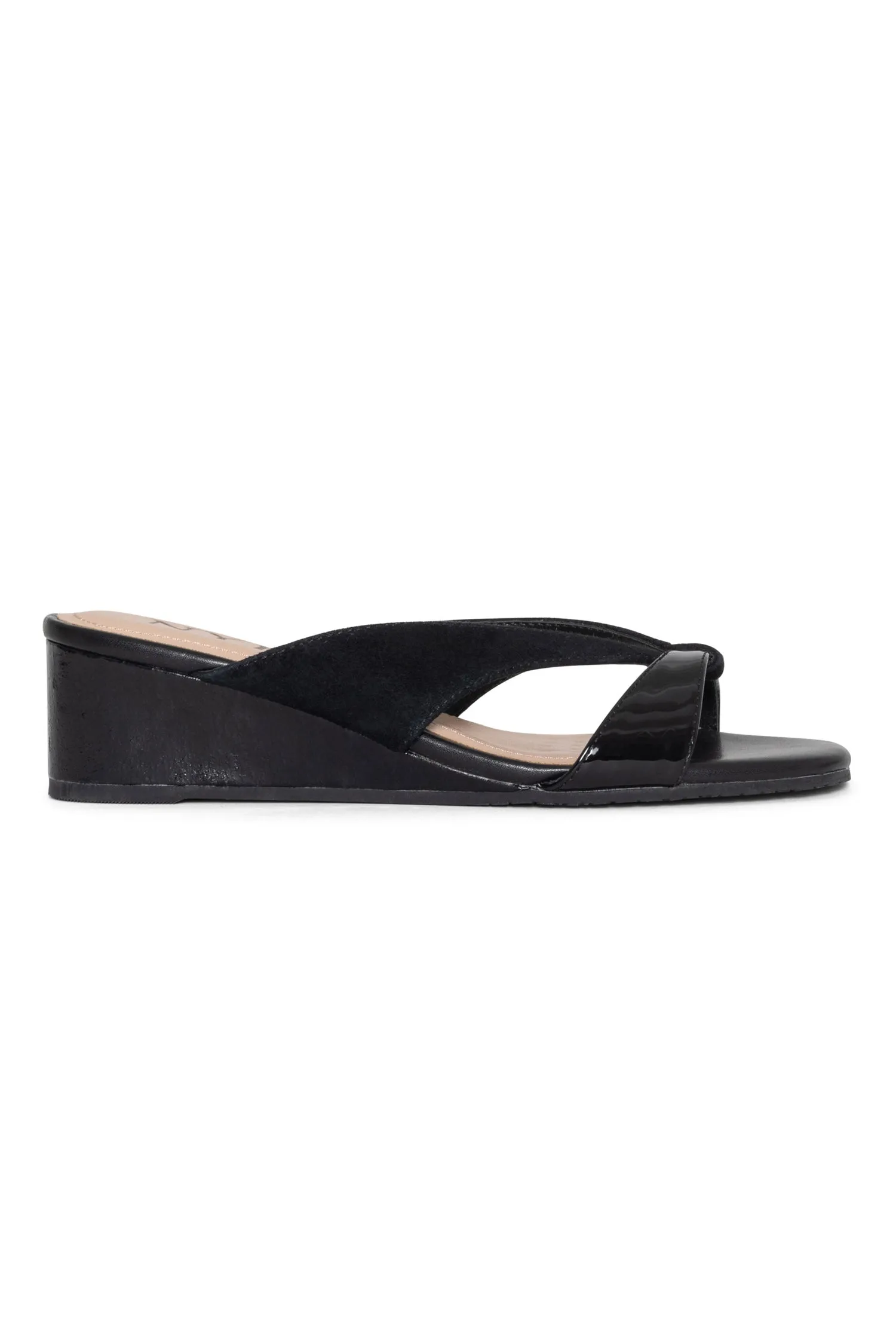 Contessa Wedge Sandals - Black