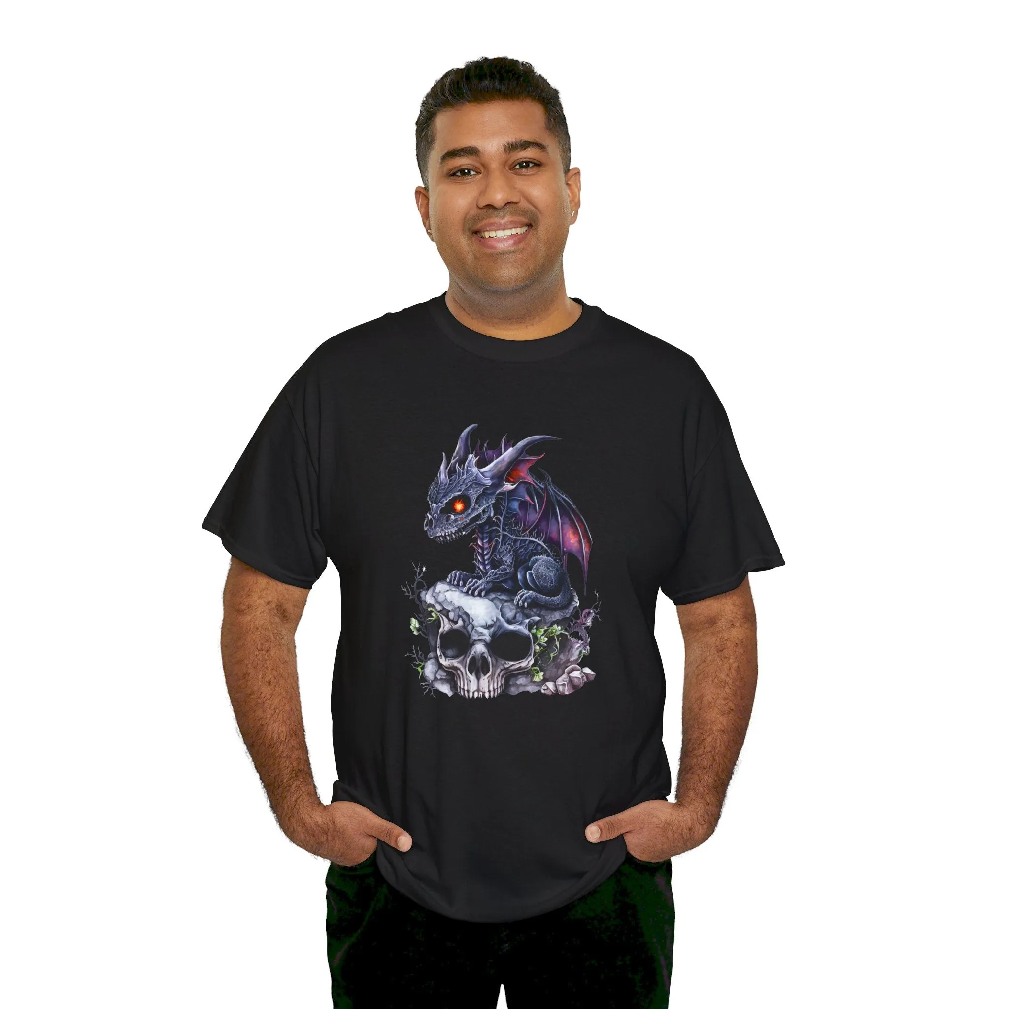 Dragon Skull Unisex Heavy Cotton Tee