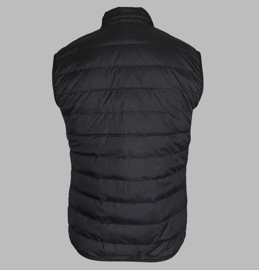 EA7 Padded Woven Down Gilet Black