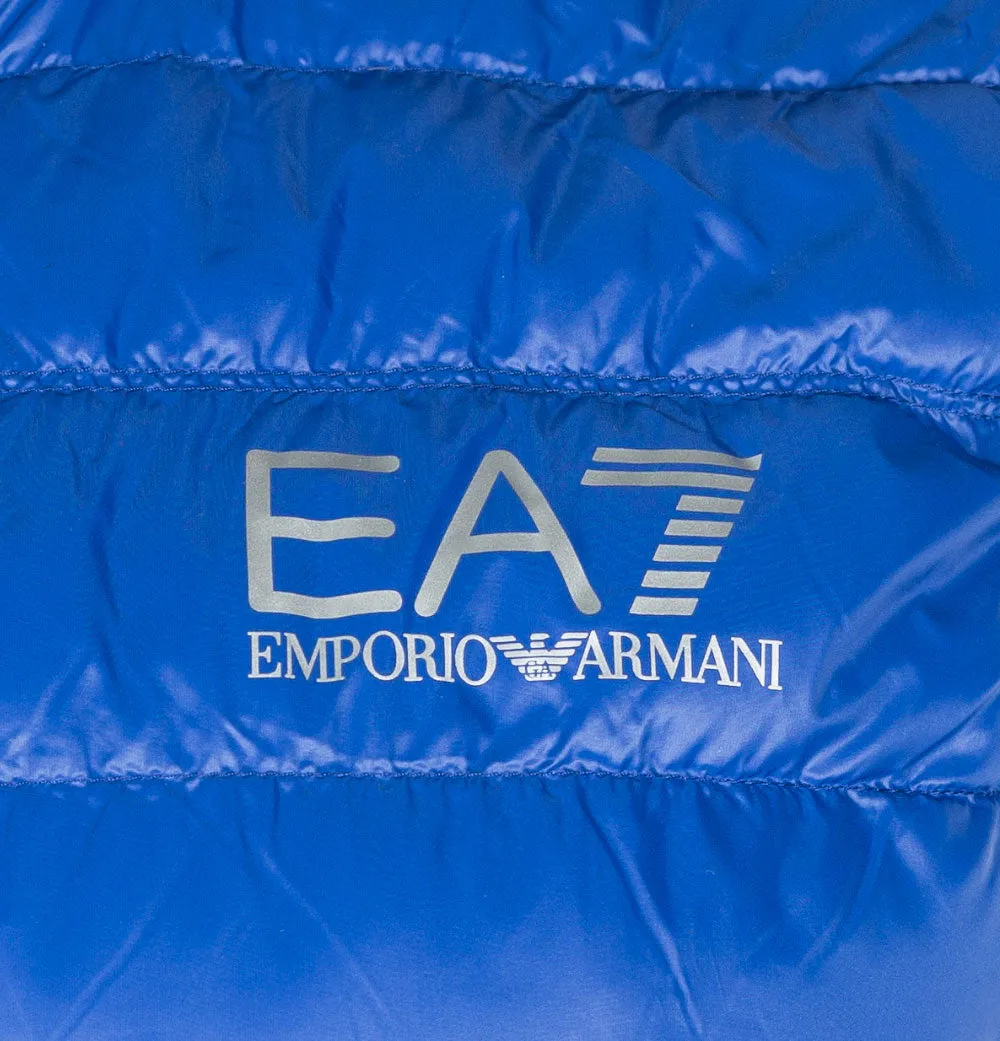 EA7 Quilted Down Gilet Mazarine Blue