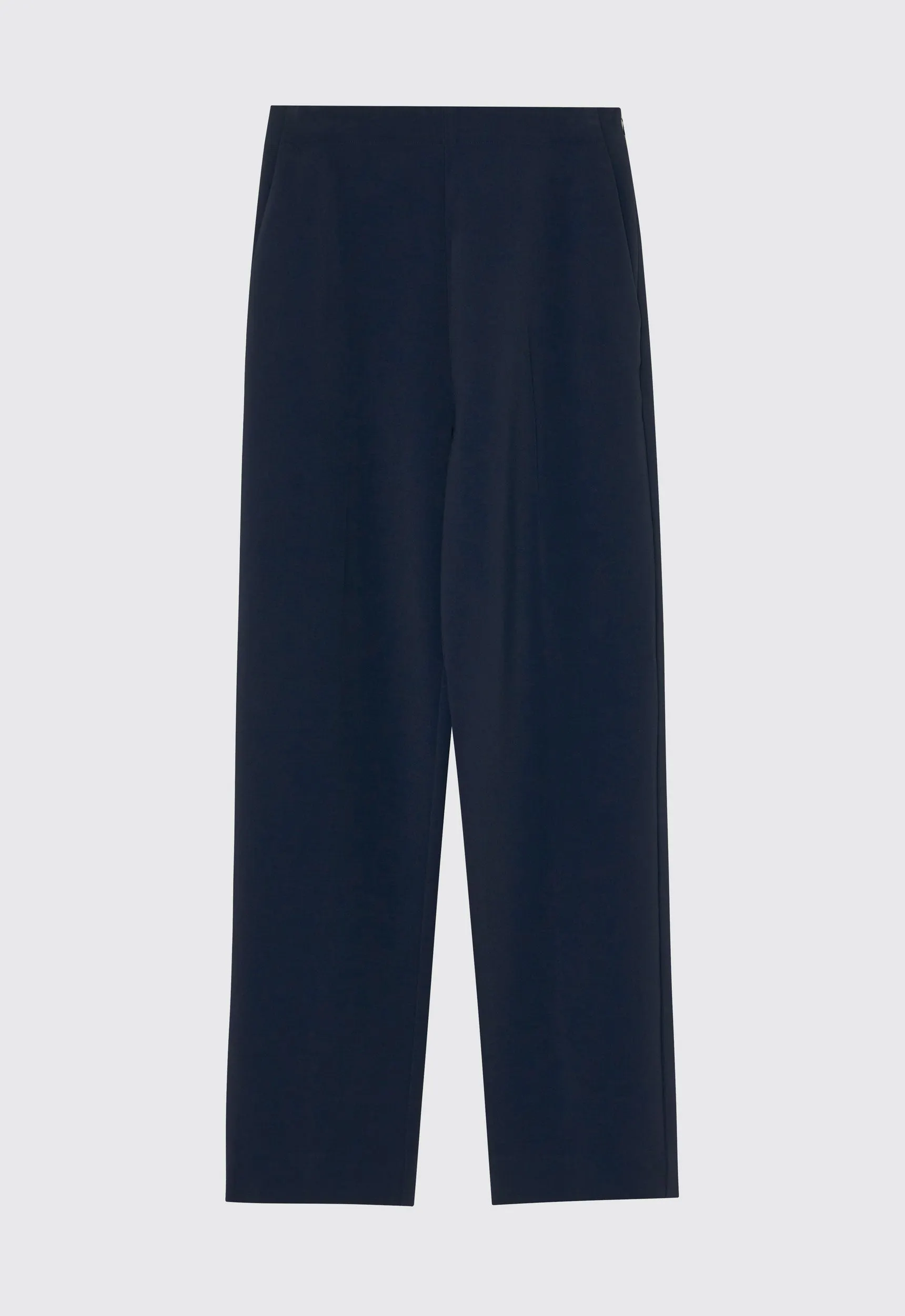 Enzo Italian Crepe Pant - Navy