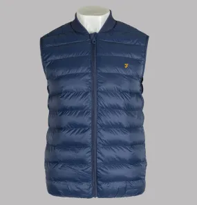 Farah Stanstall Gilet Navy