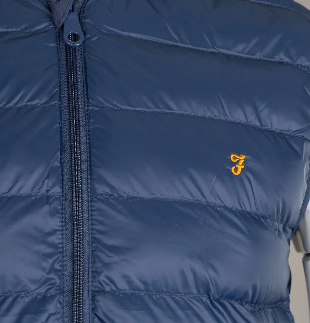 Farah Stanstall Gilet Navy