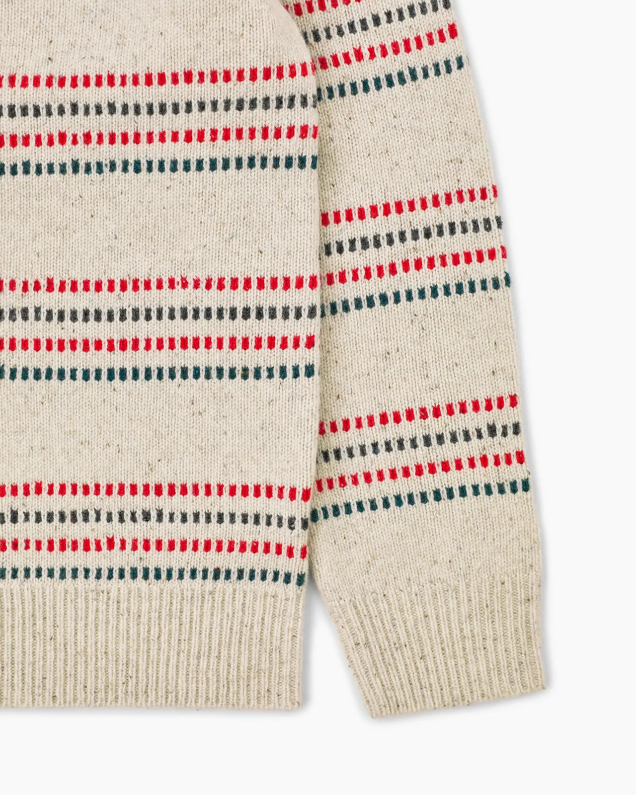 Fleck Sweater Square Stripe