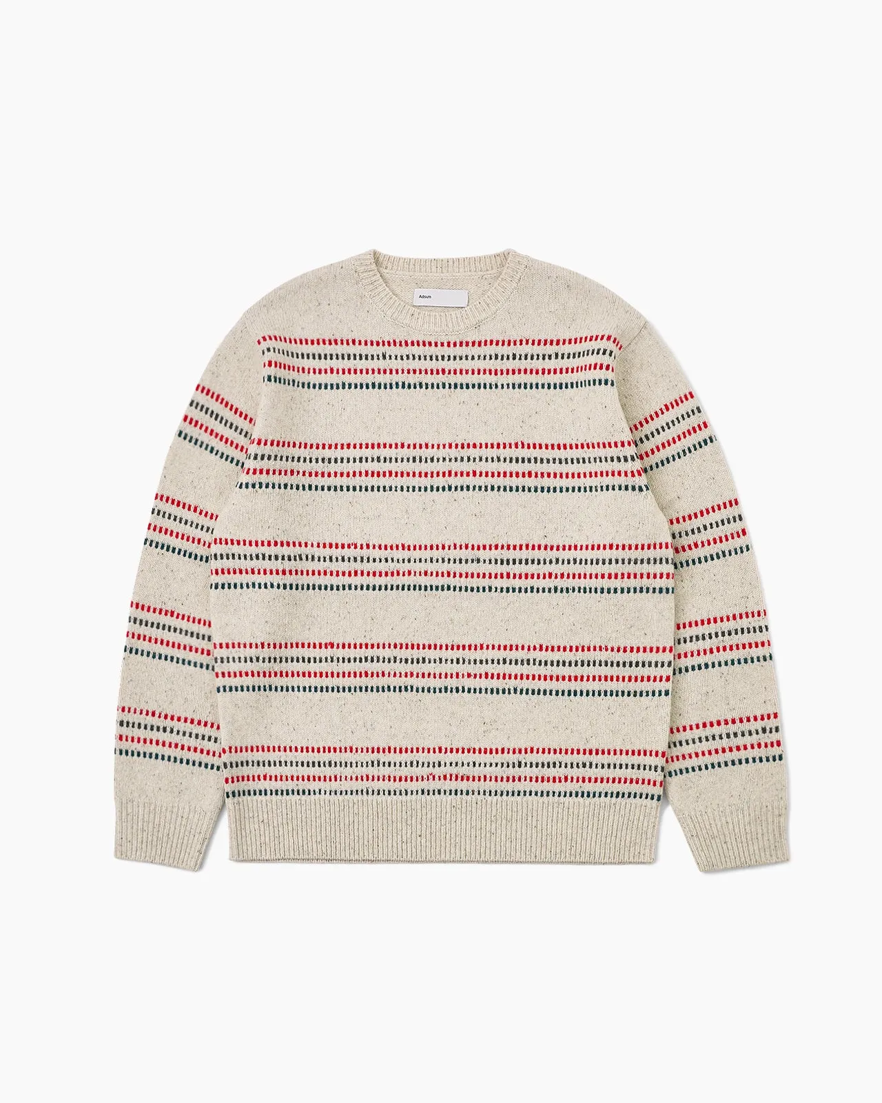 Fleck Sweater Square Stripe