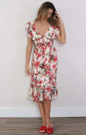 Floral Santorini Dress