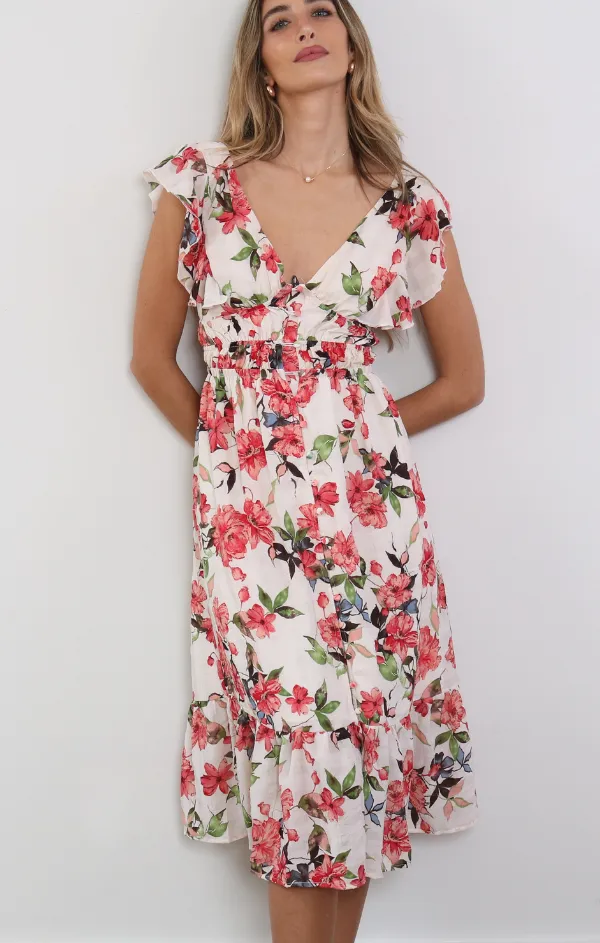 Floral Santorini Dress