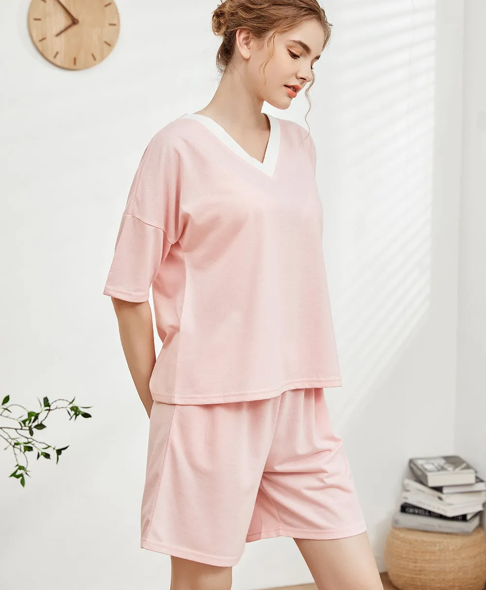 French Terry Casualwear Pink Set