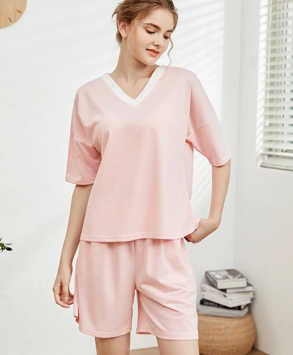 French Terry Casualwear Pink Set