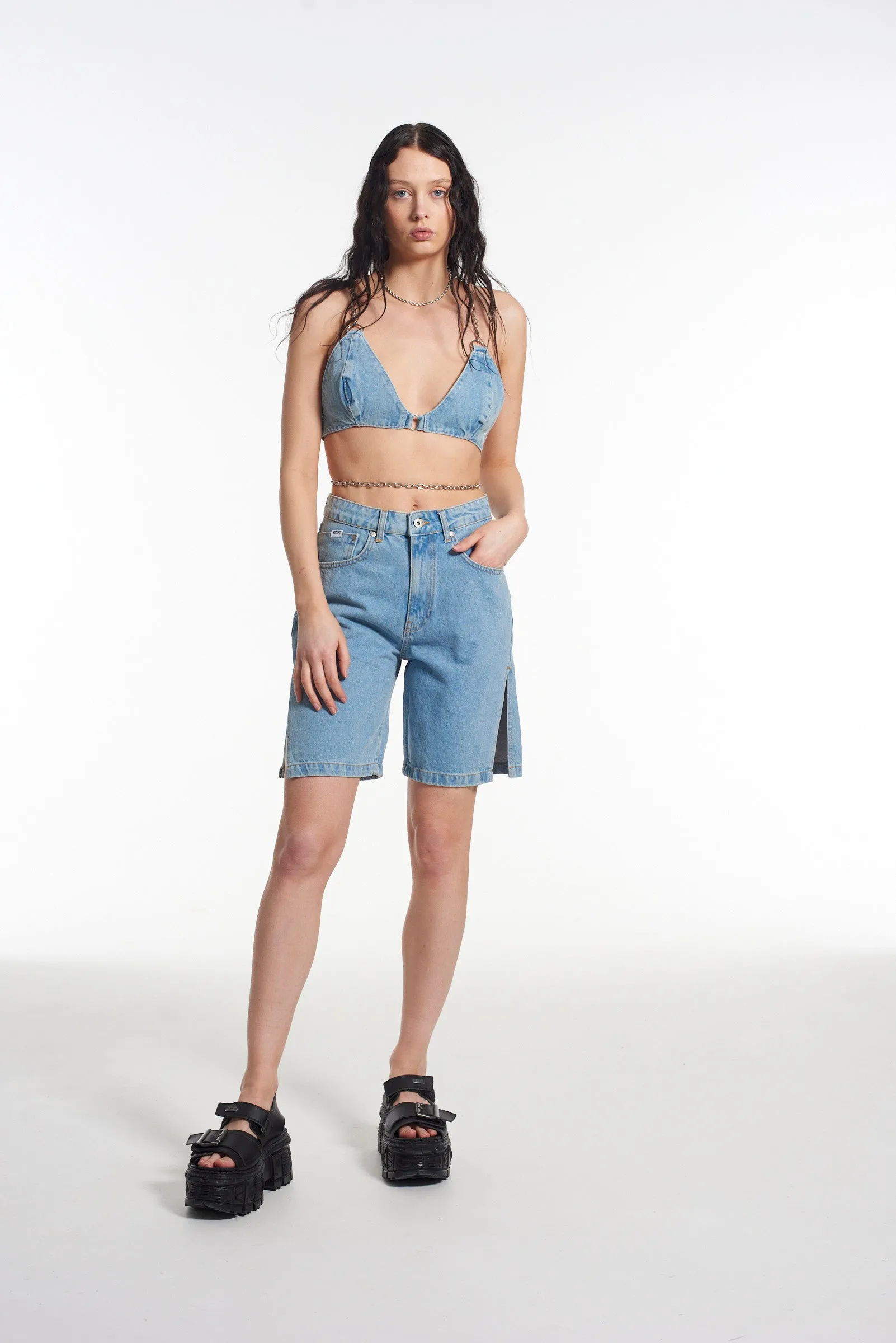 Gwen Denim Bralette