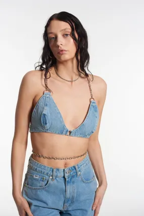 Gwen Denim Bralette