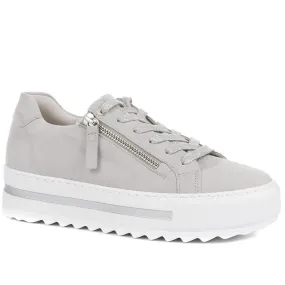 Heather Leather Platform Trainers - GAB35508 / 321 583